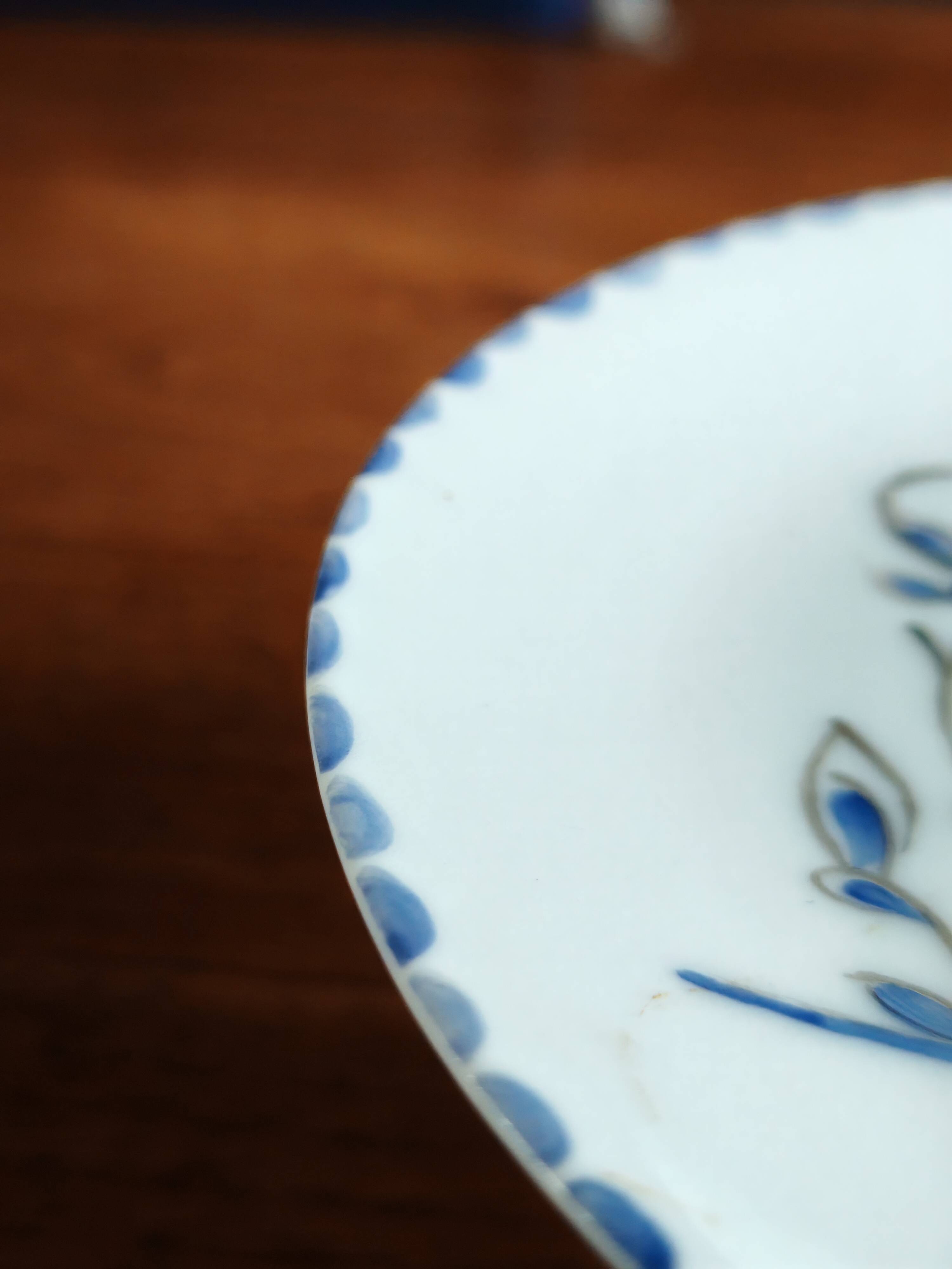 Limoges Porcelain Footed Plate