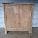 1920s low cabinet in white patinated pine