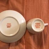 Set of 6 coffee cups with saucer from China.