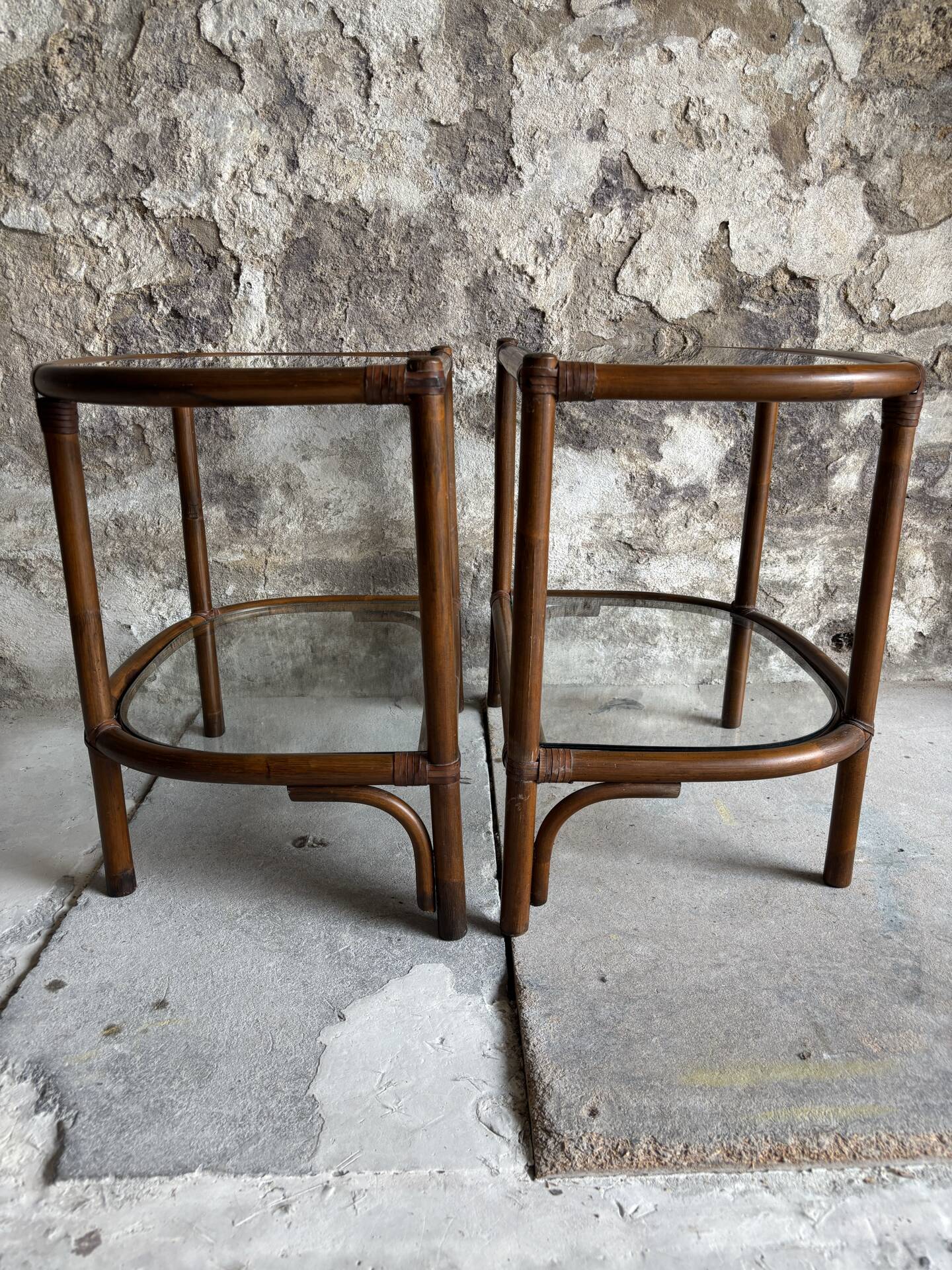 Console rattan or