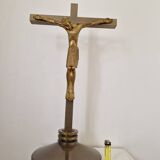 Jean Lambert Rucki Important gilded bronze sculpture Christ on the cross