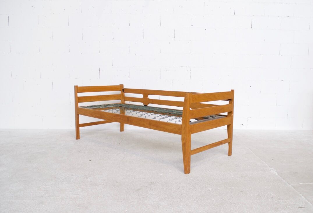 Pair of beds Atelier Saint Sabin 1951 reconstruction