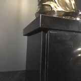 large “Horse” lamp, nickel silver