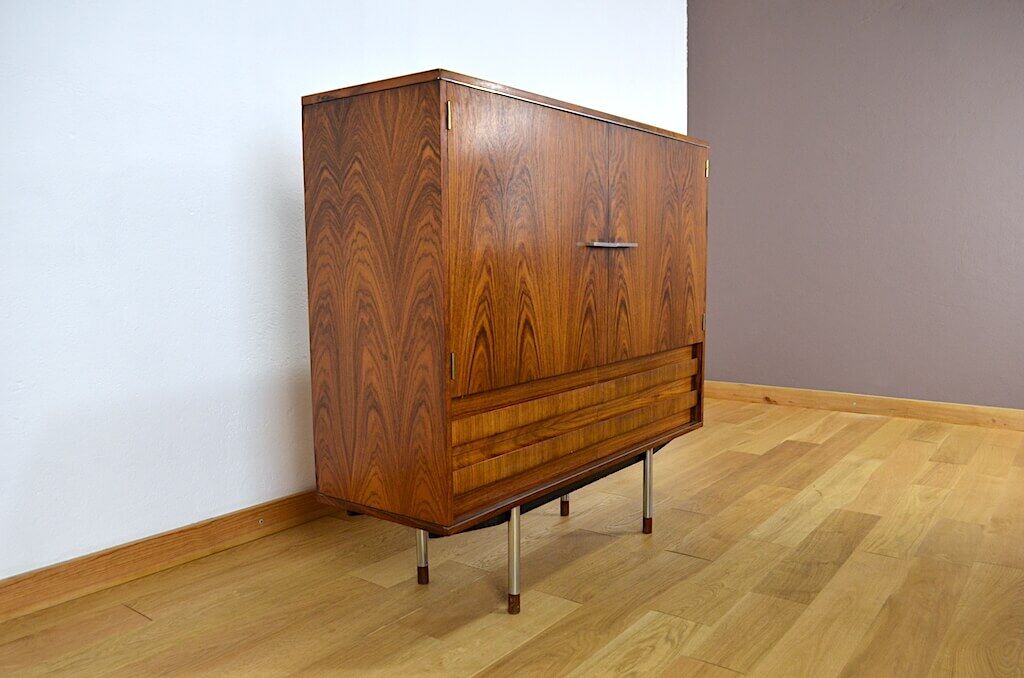 Scandinavian design furniture in rosewood from Rio Alfred Hendrickx 1960