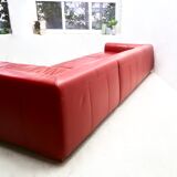 Ewald Schillig leather sofa, 2000s