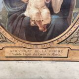 Framed religious image – "Per Mariam ad Jesum" – Paris, circa 1900