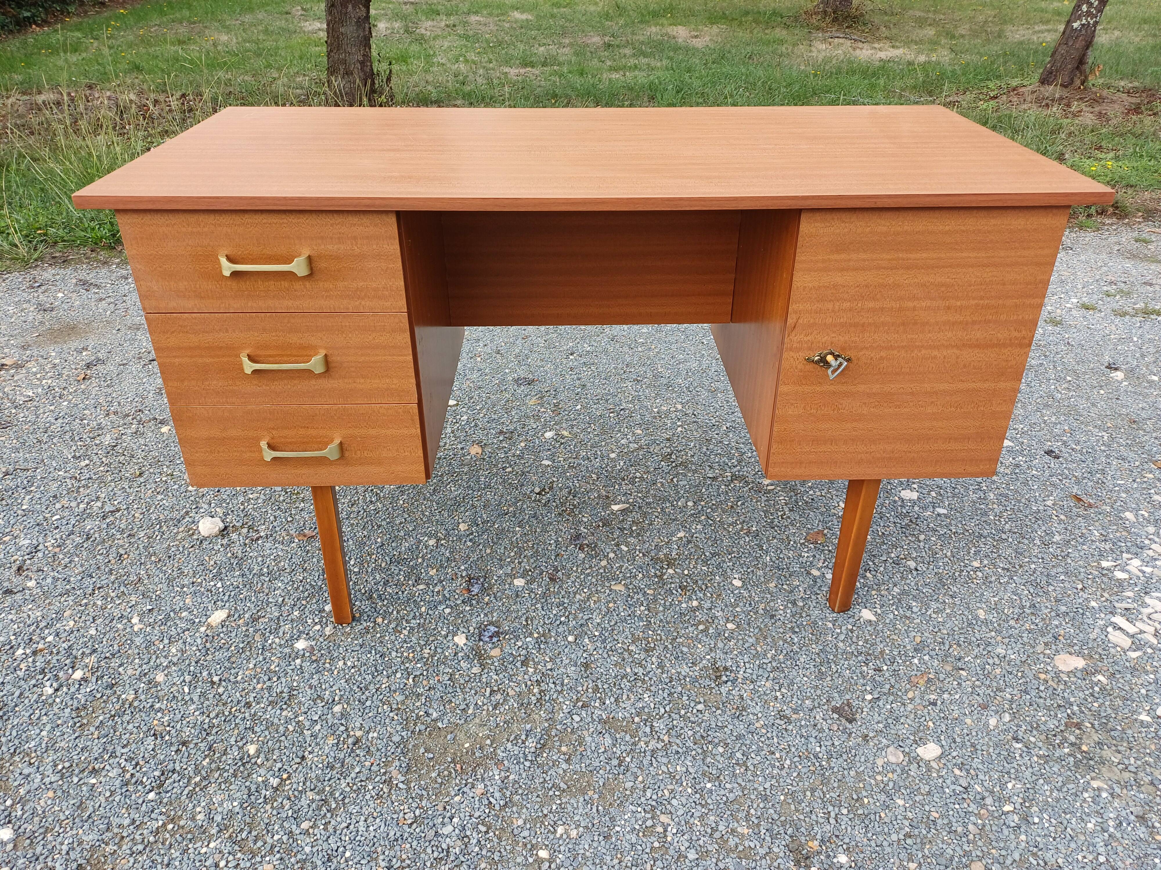 Vintage 70s Desk + Chair