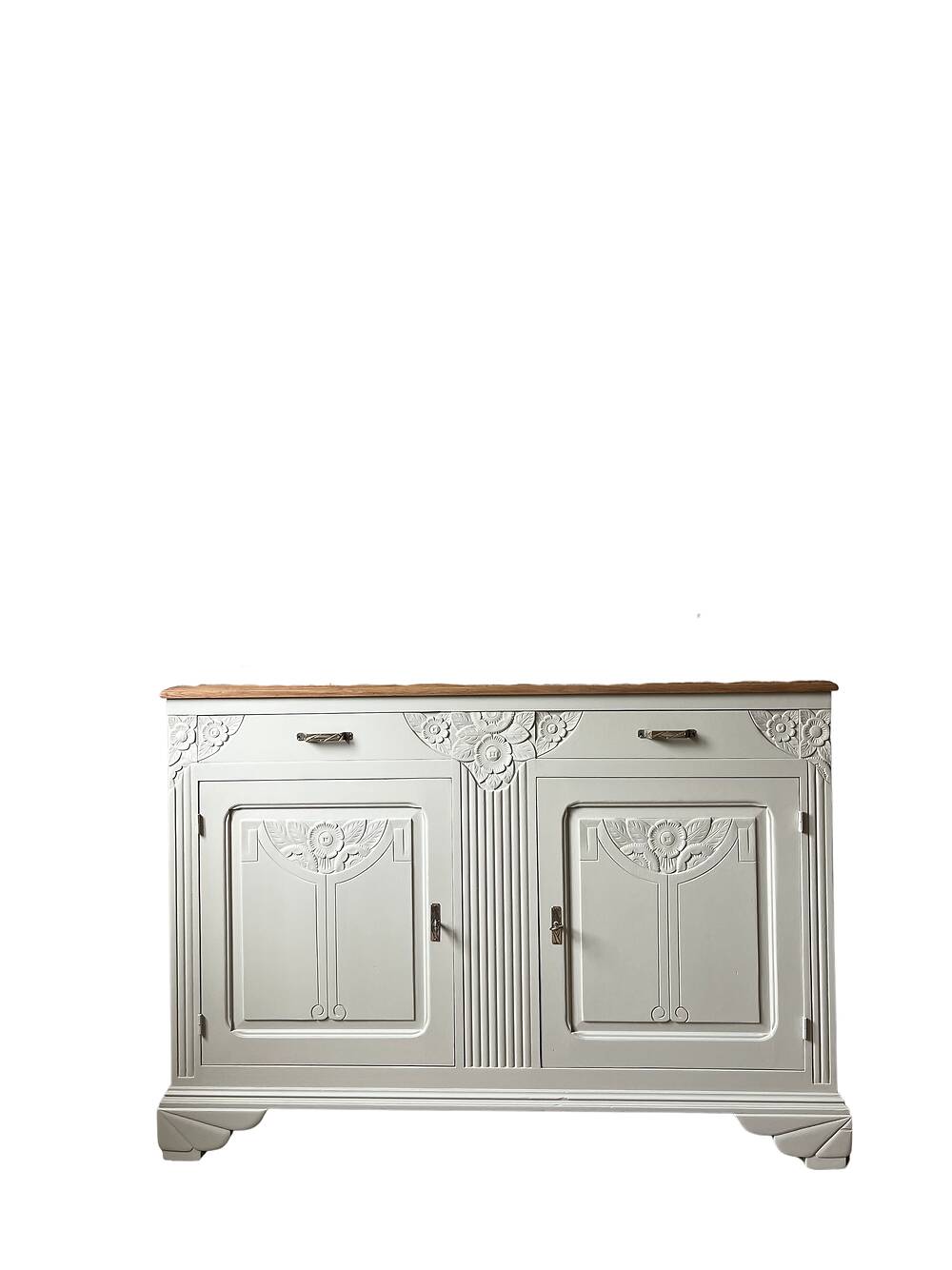 Large Art Deco buffet in grey oak