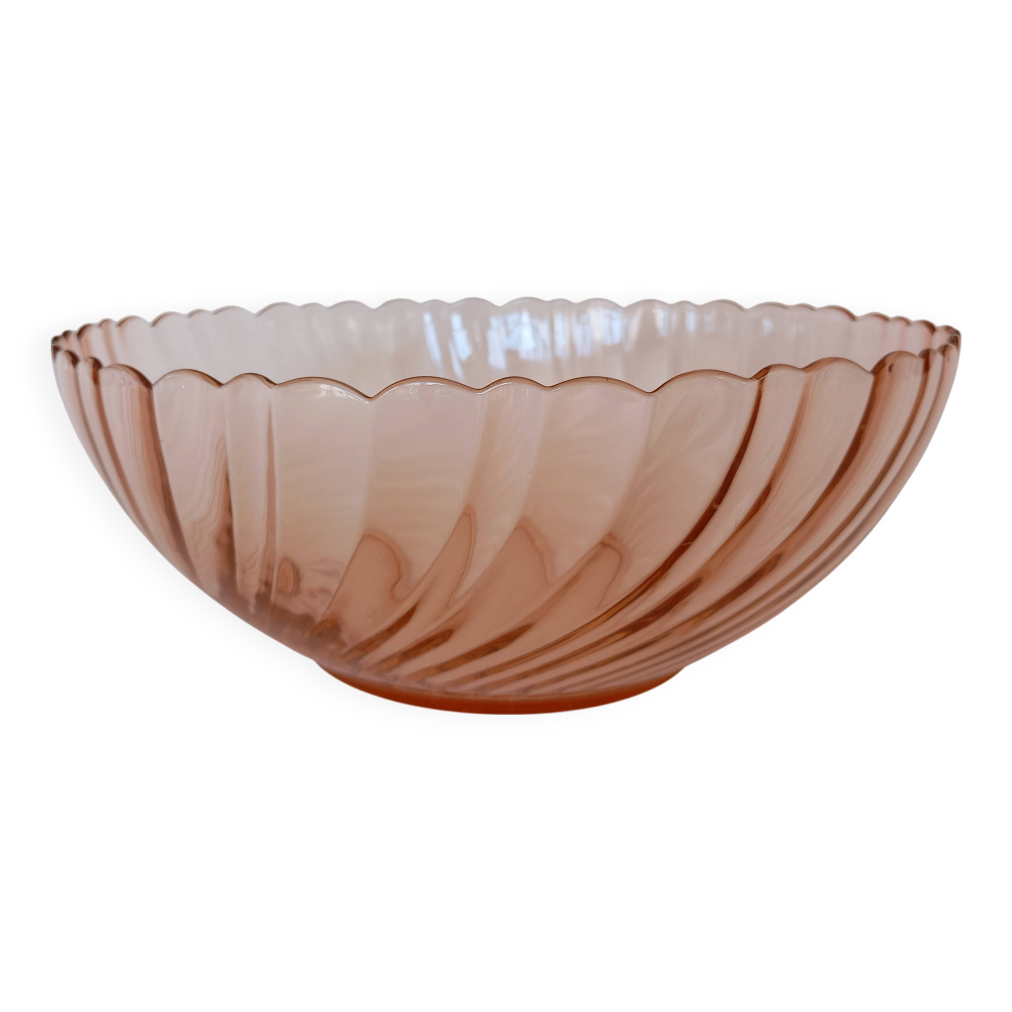 Rosaline Arcoroc glass salad bowl