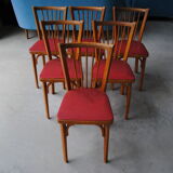 Set of 6 Bistro Baumann chairs