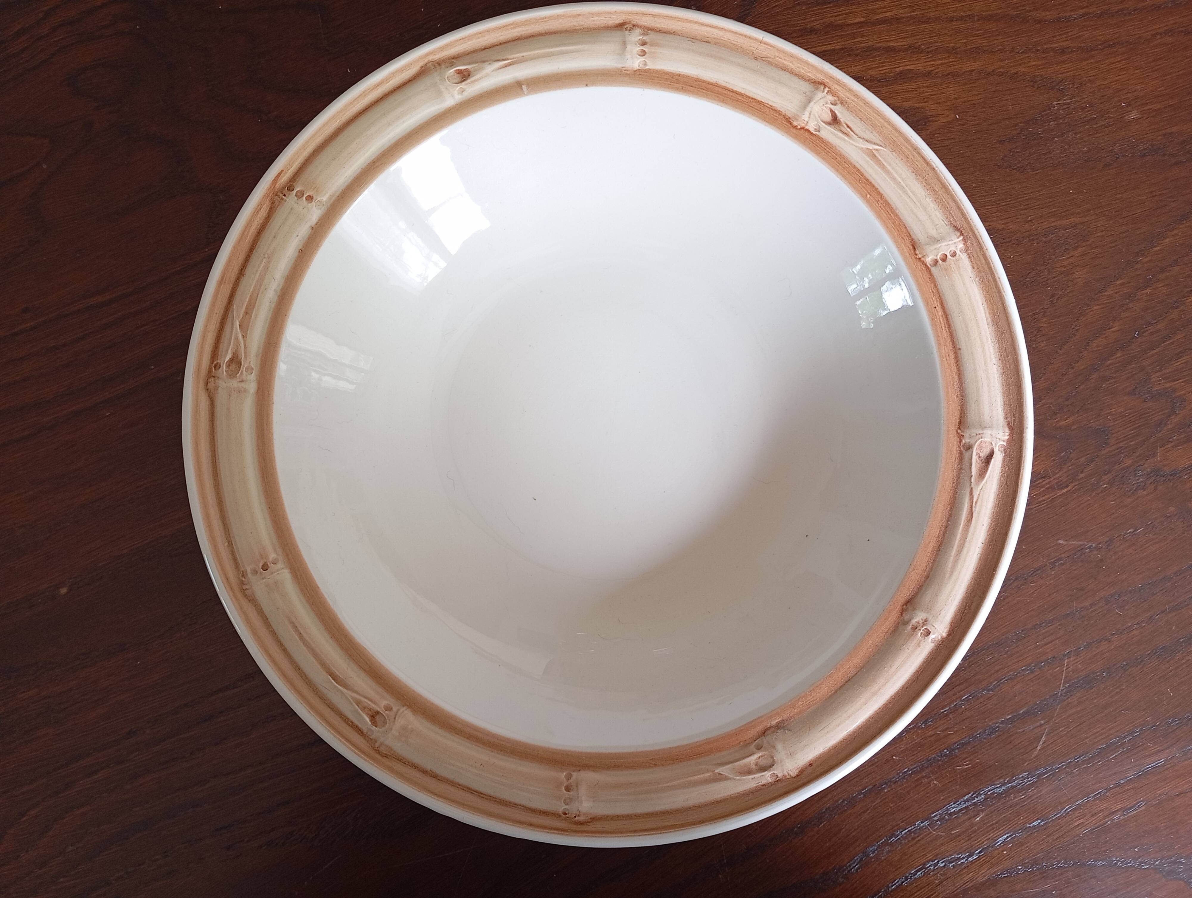 Gien "Bamboo" serving dishes