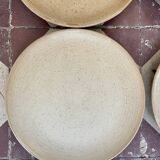 Set of 12 plates dessert gres