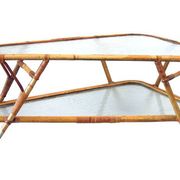 Large coffee table in rattan by Dirk van Sliedrecht for Rohe Noordwolde.