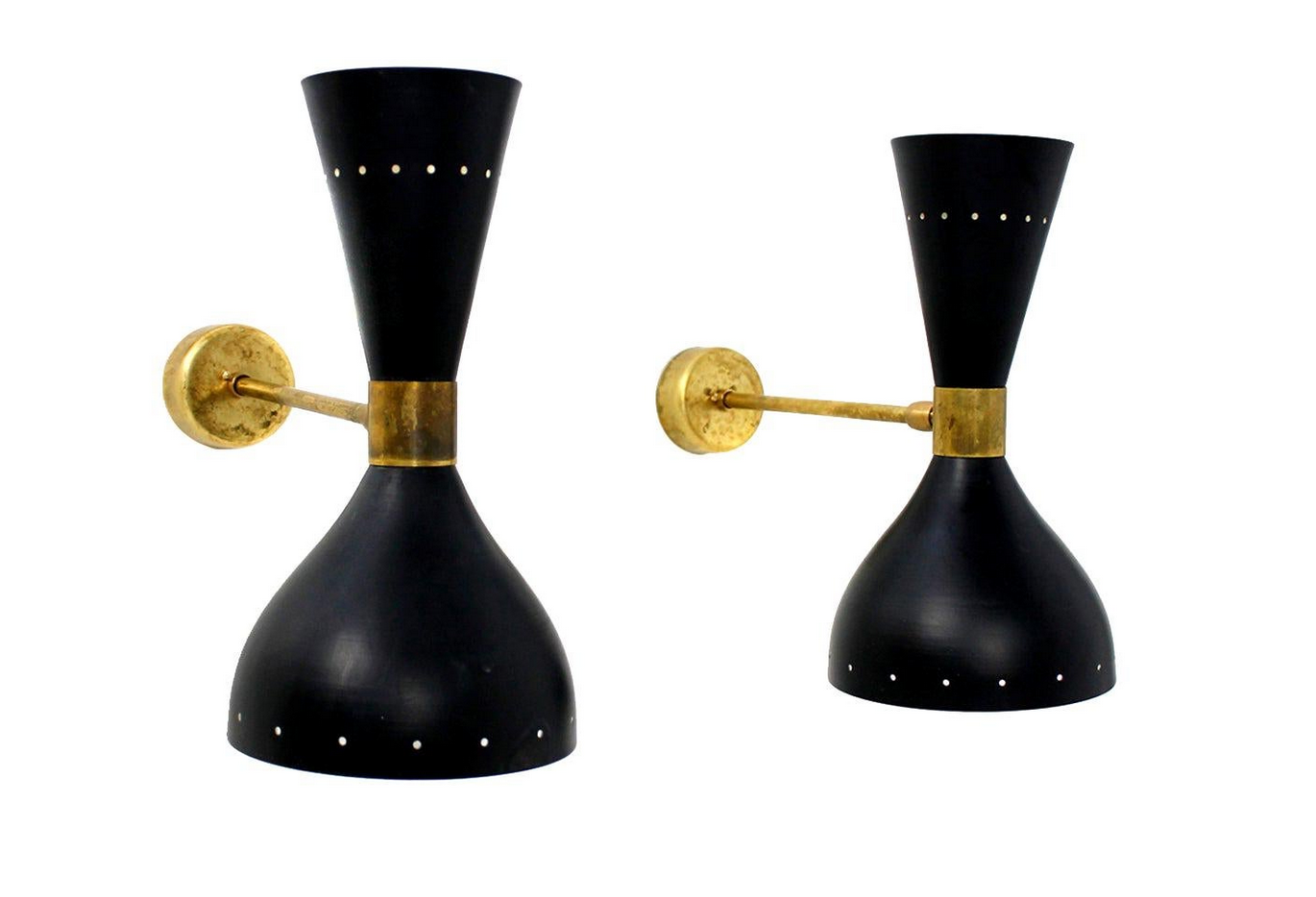 Pair italian sconces 1950
