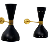 Pair italian sconces 1950