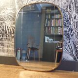 Mirror 60x80 cm brass frame