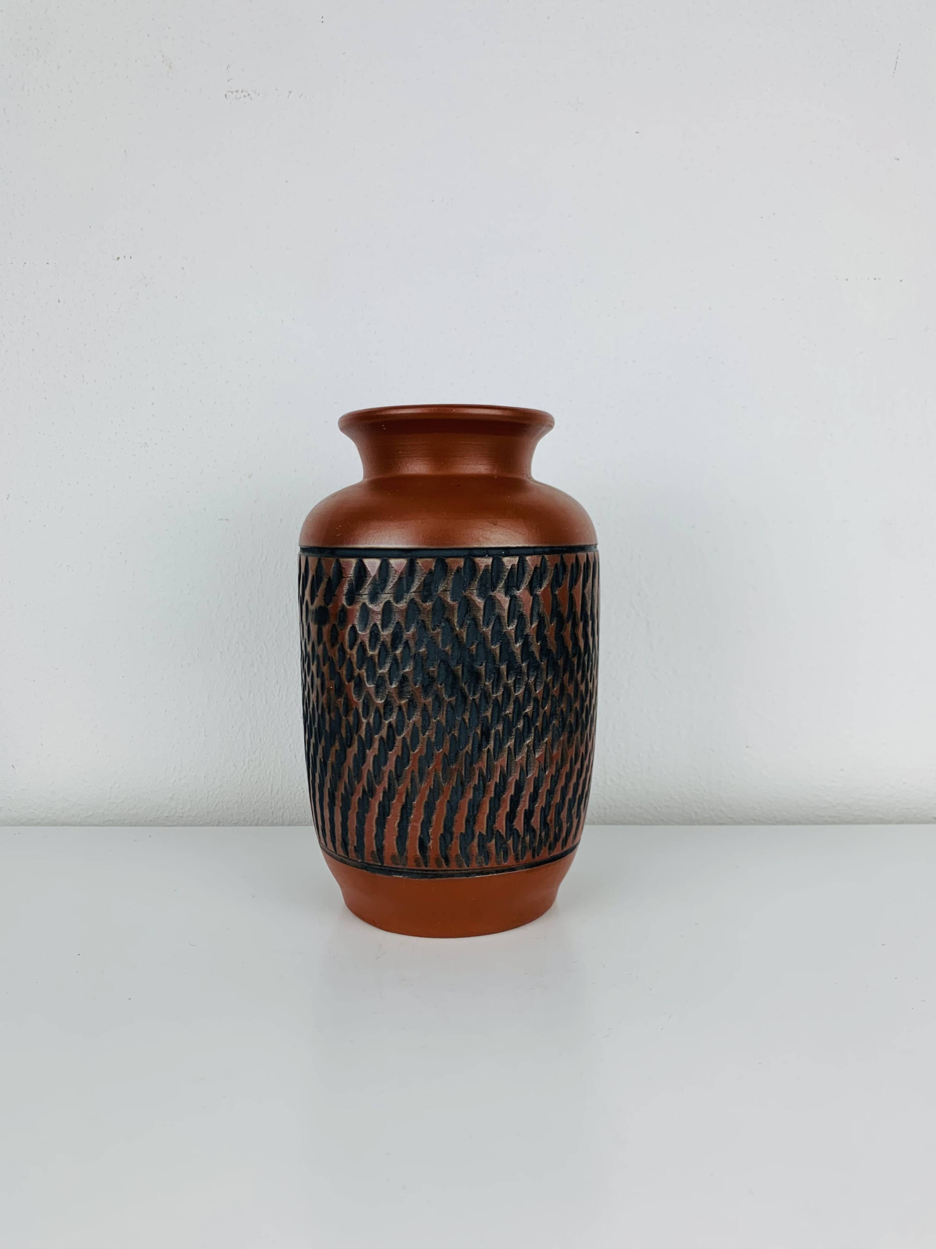 Vintage terracotta vase