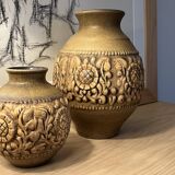 Duo of West Germany Jasba Vases
