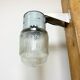 Industrial Aluminium Wall Light with Ribbed Glass from Elektrosvit, 1970s