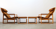 Fauteuils modèle 2254  avec ottomanes par Børge Mogensen pour Fredericia