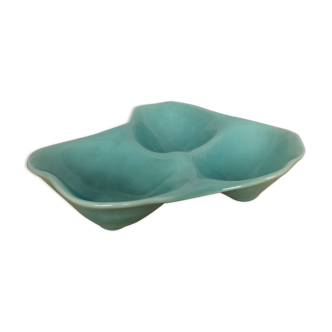 Blue ceramic abstract catchall