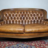 Chesterfield style 2-seater sofa