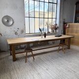 XXL solid oak farmhouse table 3.5m