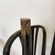 Set of 4 Vintage Black Wooden Dining Chairs: STOL Kamnik, 70s, Yugoslavia