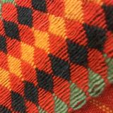 Beautiful Polish Folk Rug, Bedspread From The 1960s, Natural Wool.
