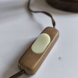 Charles Dudouyt style turned wood table lamp