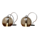 Neo-retro wall sconces from the Dutch space age by Frank Ligtelijn for Raak, set of 2.