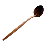 Wooden and coconut ladle