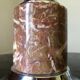 Lamp foot chrome and pink marble