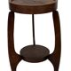 Table d'appoint Art Déco en chêne au design minimaliste