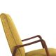 Knicos armchair in teak with yellow upholstery - very rare dutch design