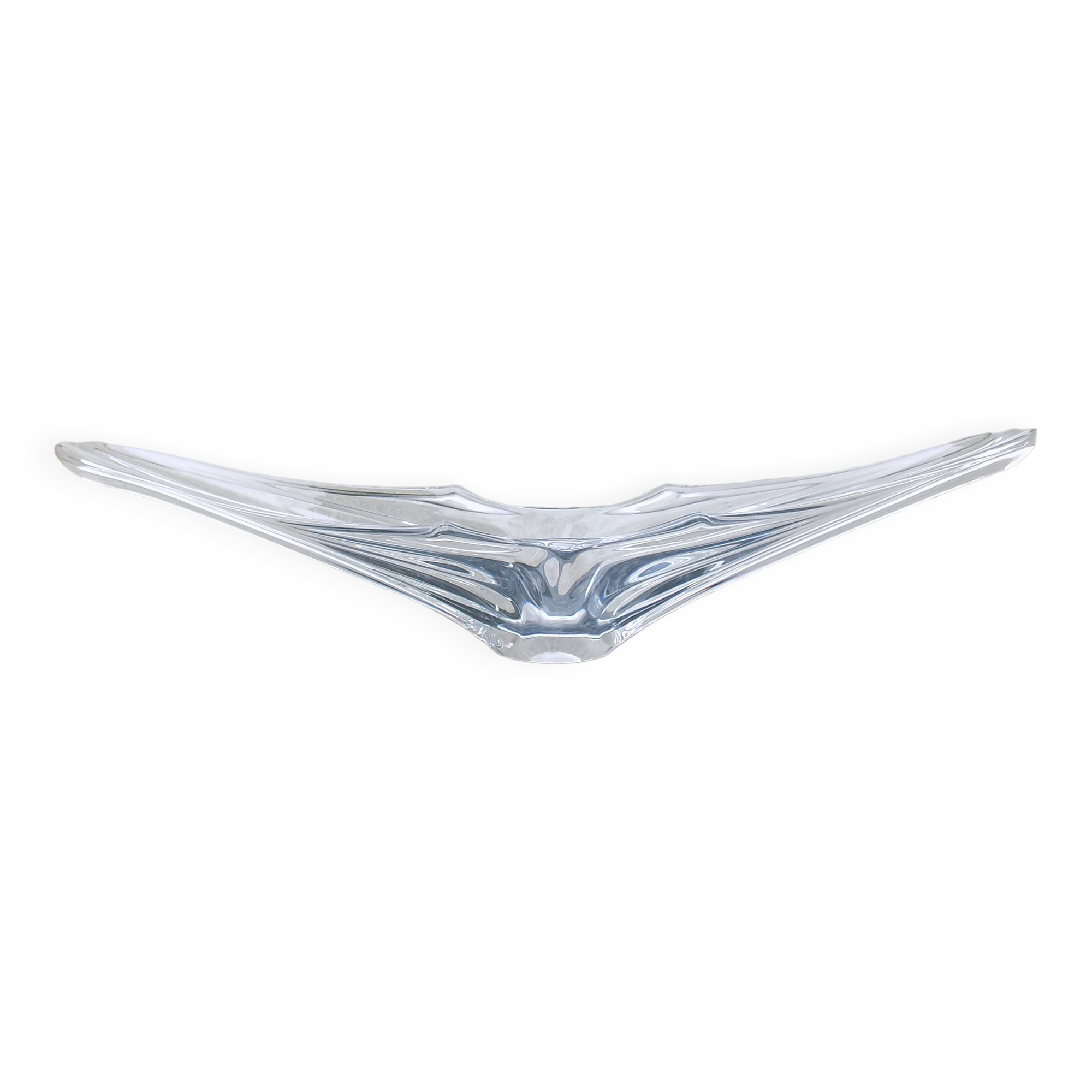 Art Vannes crystal fruit bowl