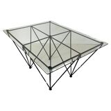 Table basse industrielle des années 1970