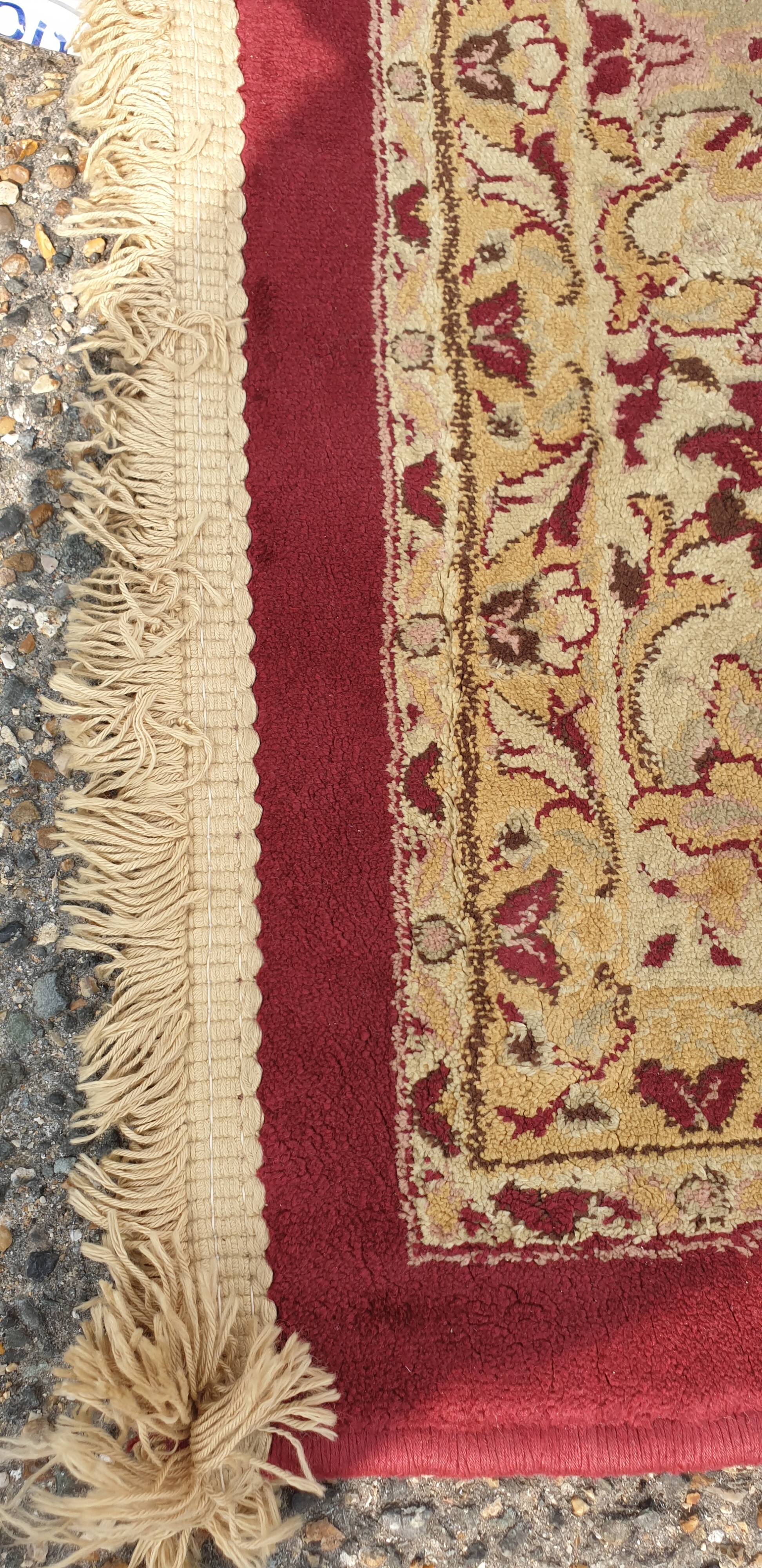 Oriental silk wool rug