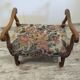 Fauteuils ancien avec pouf