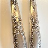 Silver-plated cutlery set with Minerva helmet, Paris