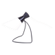 Mid-Century Czech Table Lamp in Metal attributed to J. Hůrka for Napako, 1950s