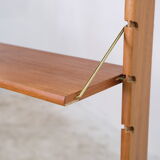 Mid century free standing shelf, 1960's norway