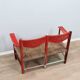 1930s Italian rustic wooden country chic bench