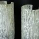 60s Toni Zuccheri Venini Murano glass sconces, horizontal or vertical.