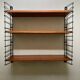 Scandinavian teak wall shelf bookcase ED. Tomado, Holland 1950