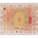 Hand knotted rug, vintage Turkish rug 117x151 cm