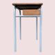 Small school desk and vintage chair