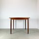 Extendable table by Gustav Bahus with 4 chairs by Peter Hvidt
