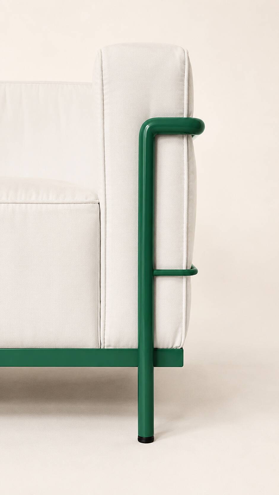 2 LC3 armchairs by Le Corbusier, 1970s.