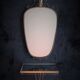 Mirror set and wall lamp in gold metal by deknudt, 1960s